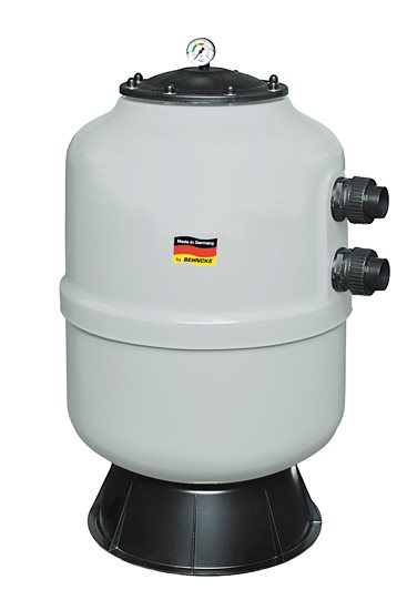 Фильтровальная емкость NOVUM Stuttgart 500 мм, серый цвет, без клапана 1 1/2