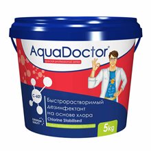 Хлор быстрого действия AquaDoctor C-60 в гранулах,5 кг