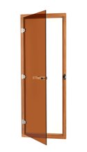 Дверь для сауны Sawo 70x190 730 - 3SGА, без порога (бронза, осина)
