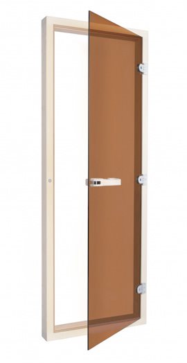 Дверь для сауны Sawo 70x190 730 - 3SGD, без порога (бронза, кедр)