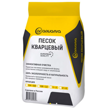 Песок кварцевый, фракция 0,5-0,8мм,25 кг