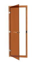 Дверь для сауны Sawo 70x190 730 - 3SGА, без порога (бронза, осина)