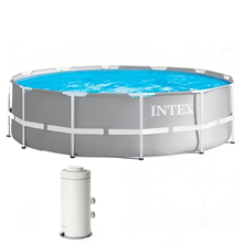 Бассейн INTEX круглый Prisme Frame 305х99 см, фильтр-насос,арт.26706