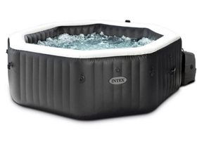 Надувной СПА бассейн (джакузии) INTEX "Jet and Bubble Deluxe", 218х71см, c хлорогенератором, арт.28462