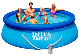 Бассейн надувной INTEX Easy Set 396х84 см фильтр-насос, арт.28142